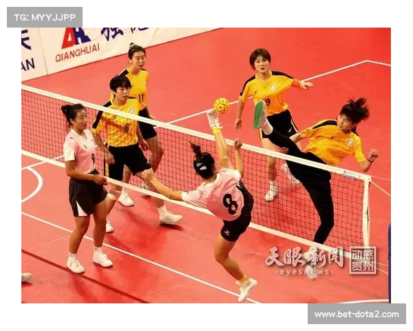 惠水县第一高级中学学生陈丹丹观藤球赛后立志为国争光